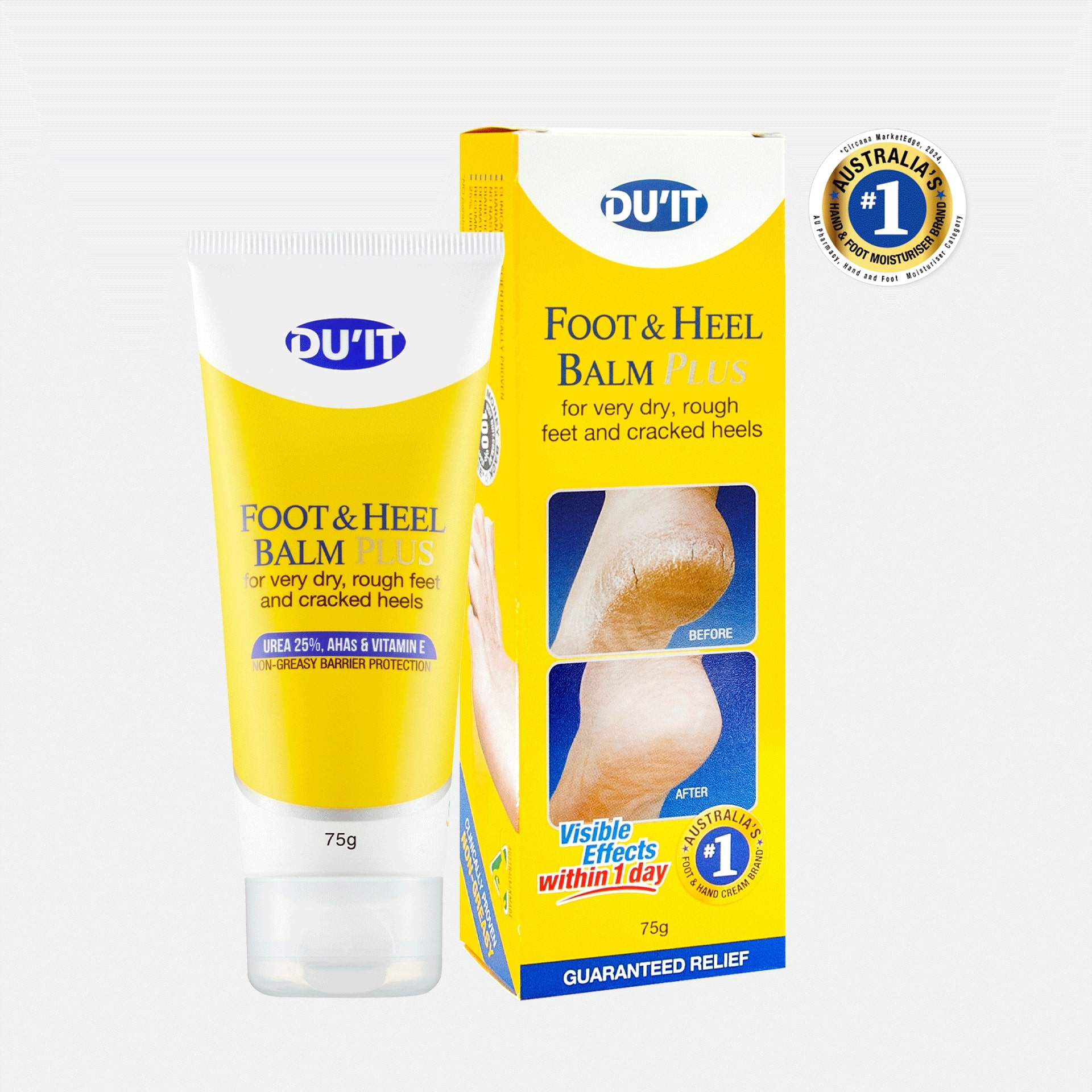 Foot Heel Balm Plus Repairs Dry, Cracked Heels In Day