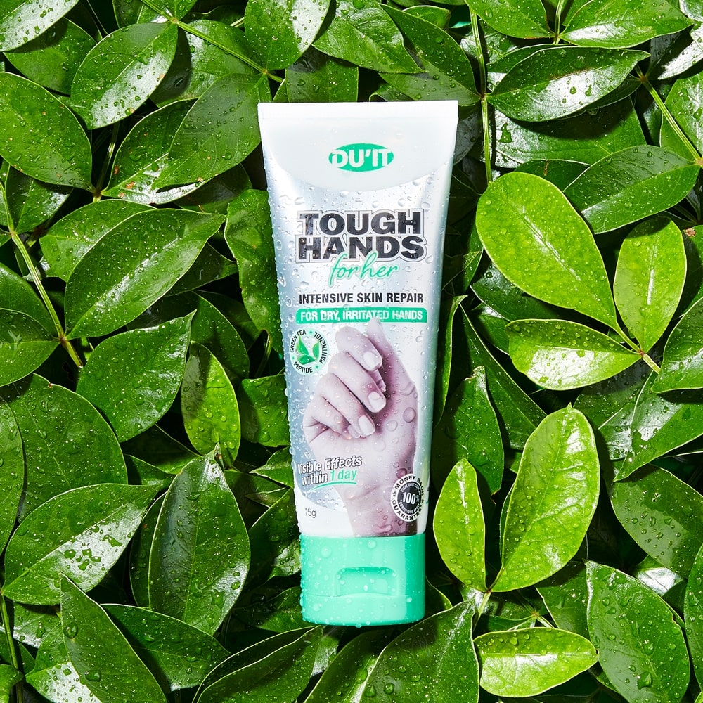 Tough Hands for Her Green Tea Hand Cream Repair For Dry Skin DU'IT