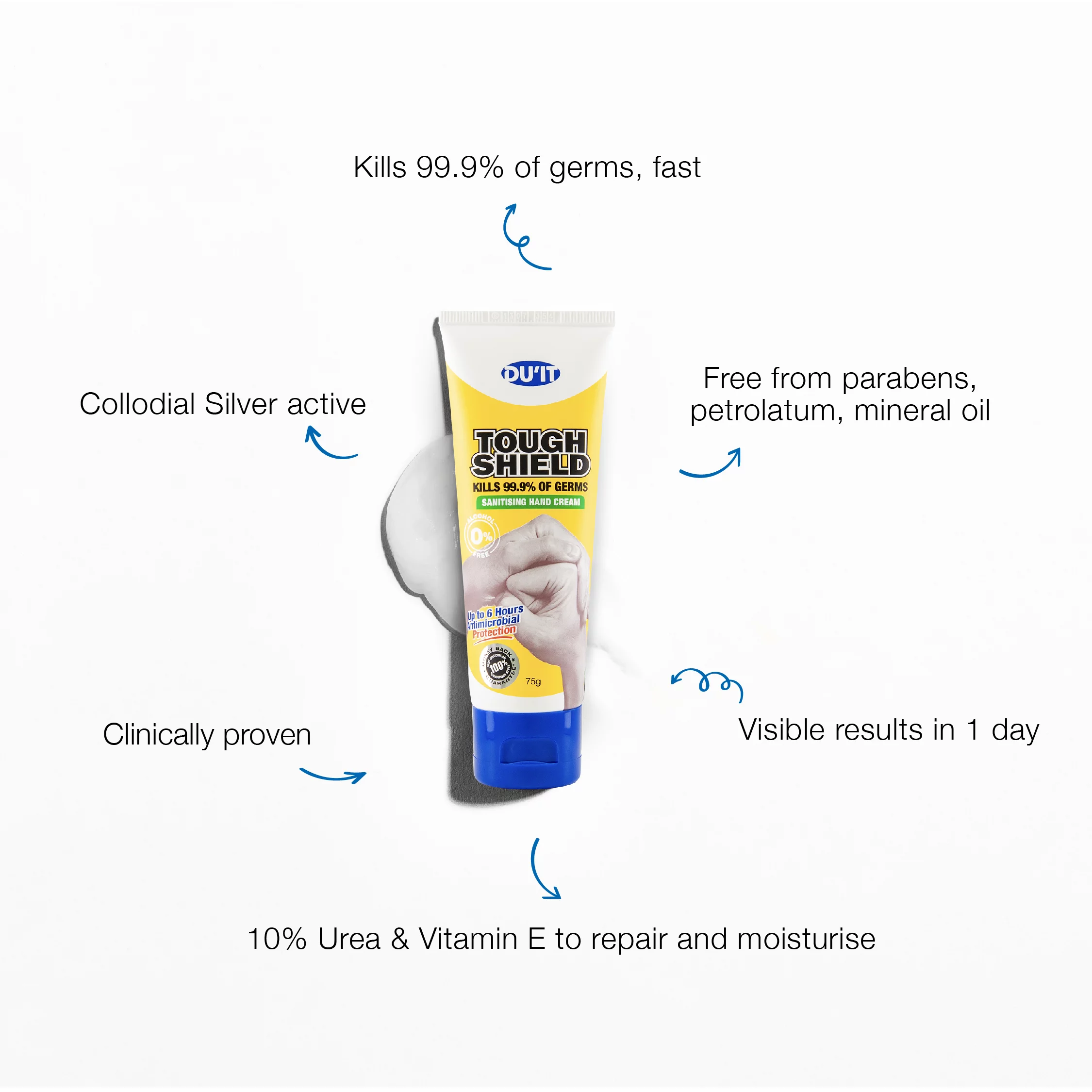 Tough Shield Sanitising Hand Cream - Image 2